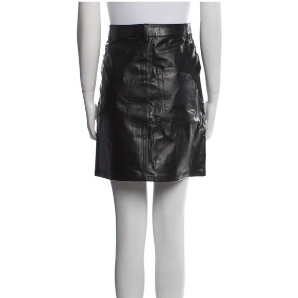 Helmut Lang Leather Skirt - Picture 2 of 2